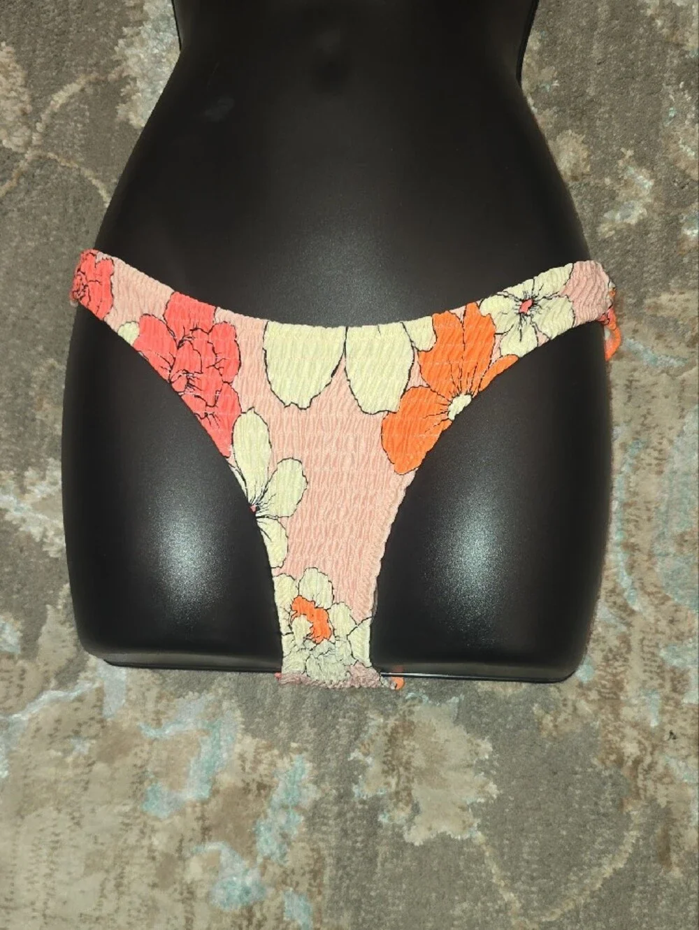 Triangl swimwear Pink & Orange Floral Bikini Set